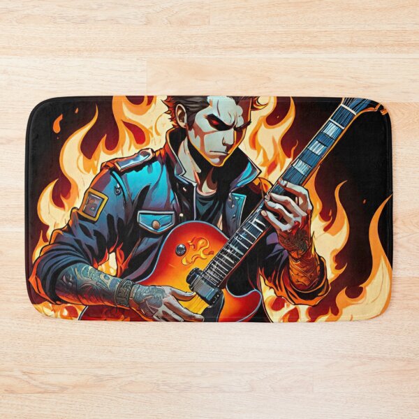 Item preview, Inferno Riff: Guitarist on Fire designed and sold by GrizzlyCollective.