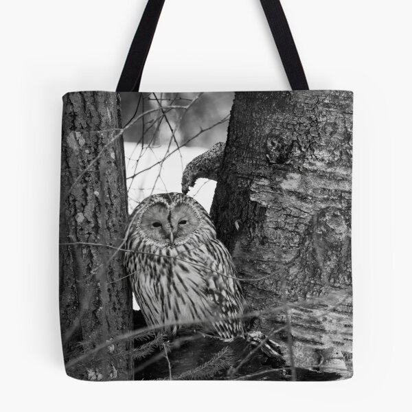 Item preview, Black eyed beauty. Ural owl bw designed and sold by Jouko Lehto Photography.