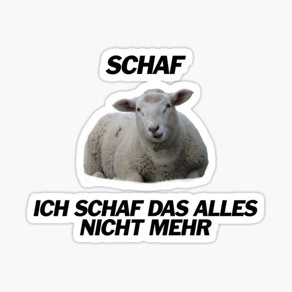 Artikel-Vorschau von Ich Schaf das alles nicht mehr - Deutsche Memes, designt und verkauft von surrile.