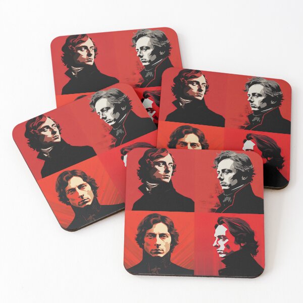 Item preview, John Keats | Red minimalism designed and sold by ComicsFactory.