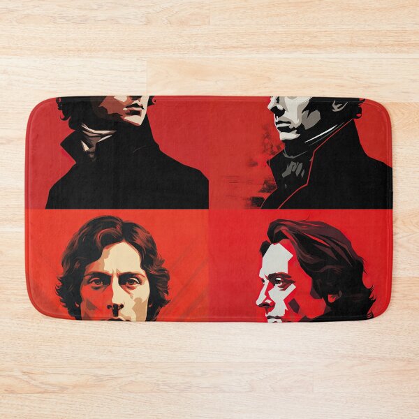 Item preview, John Keats | Red minimalism designed and sold by ComicsFactory.