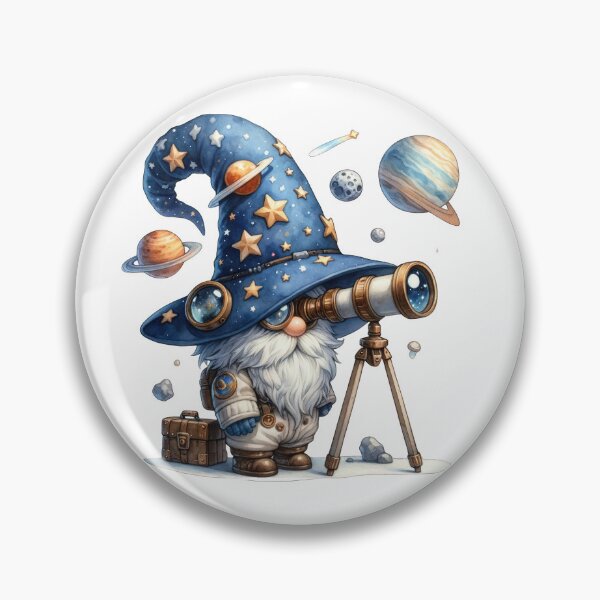 Item preview, Cute Astronaut Gnome and Space designed and sold by Magnuna.