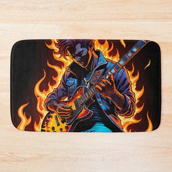 Item preview, Flame-Fueled Frenzy: Lead Guitarist’s Madness designed and sold by GrizzlyCollective.
