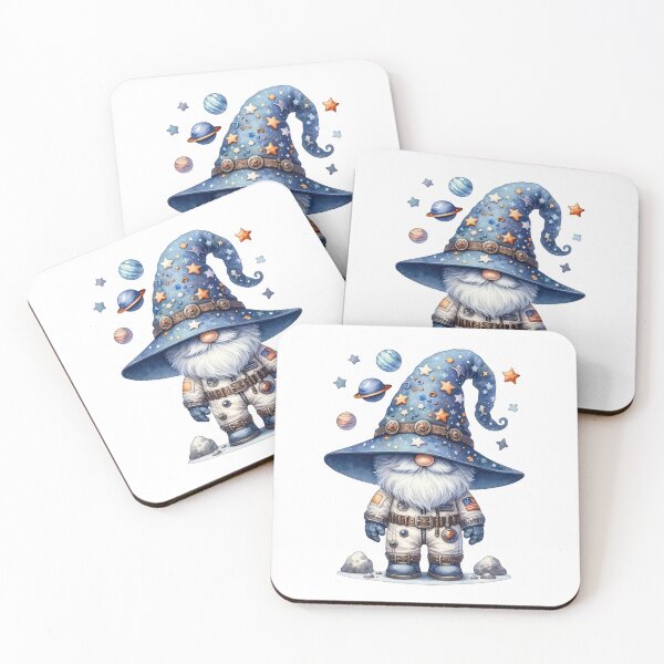 Item preview, Cute Astronaut Gnome and Space designed and sold by Magnuna.