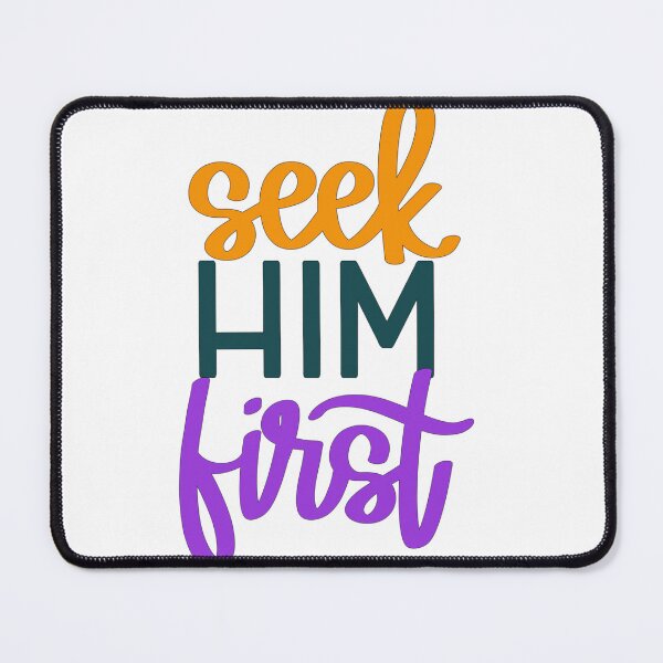 Item preview, Seek Him First designed and sold by PurdyCDesigns1.