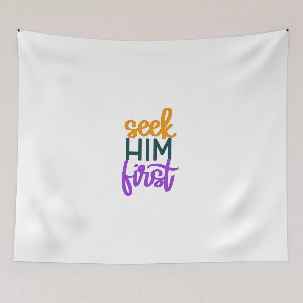 Item preview, Seek Him First designed and sold by PurdyCDesigns1.