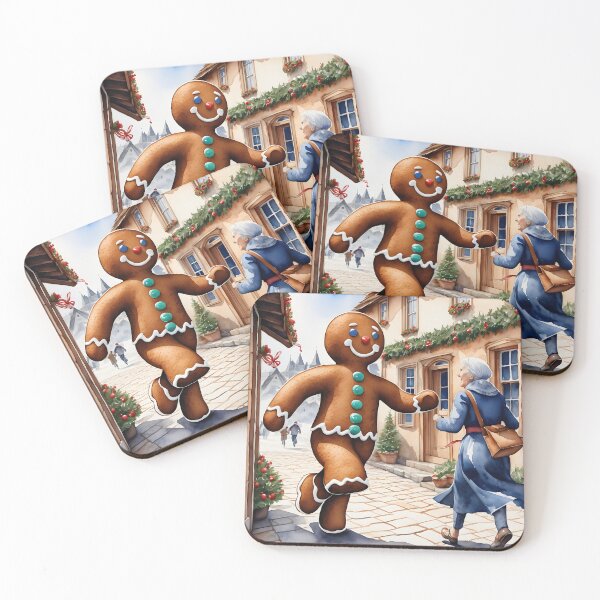 Item preview, Gingerbread Man Out For A Walk designed and sold by Artekinium.