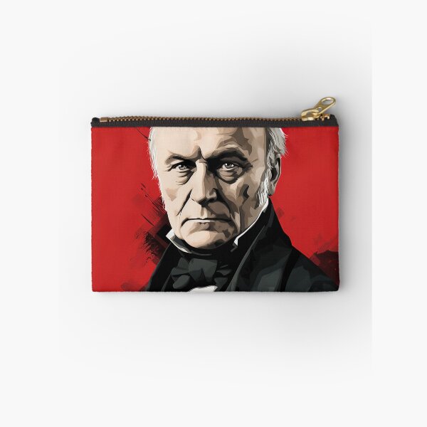 Item preview, John Quincy Adams | Red minimalism designed and sold by ComicsFactory.