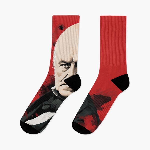 Item preview, John Quincy Adams | Red minimalism designed and sold by ComicsFactory.