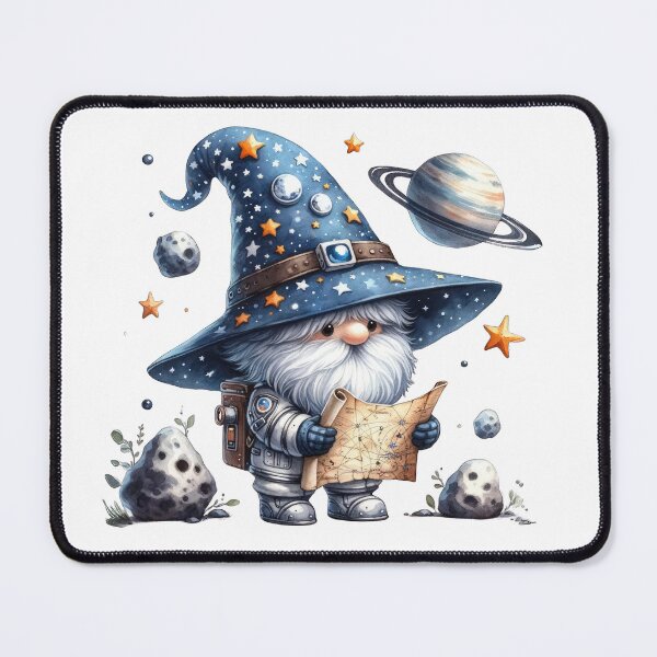 Item preview, Cute Astronaut Gnome and Space designed and sold by Magnuna.