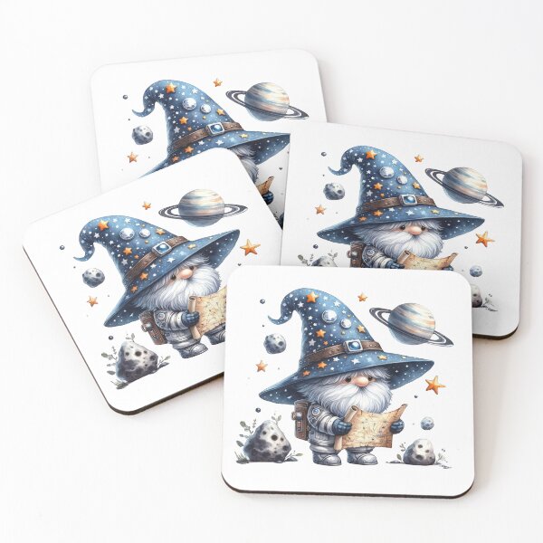 Item preview, Cute Astronaut Gnome and Space designed and sold by Magnuna.