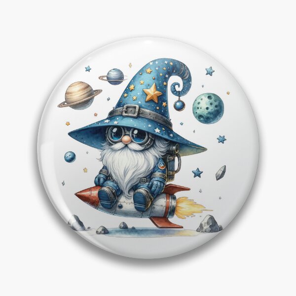 Item preview, Cute Astronaut Gnome and Space designed and sold by Magnuna.