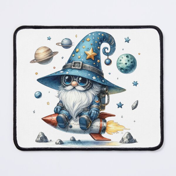 Item preview, Cute Astronaut Gnome and Space designed and sold by Magnuna.