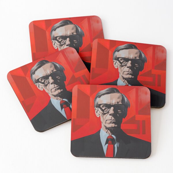 Item preview, John Rawls | Red minimalism designed and sold by ComicsFactory.