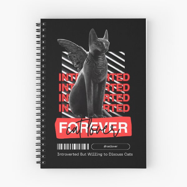 Item preview, Introverted But Willing to Discuss Cats designed and sold by blancheart1.