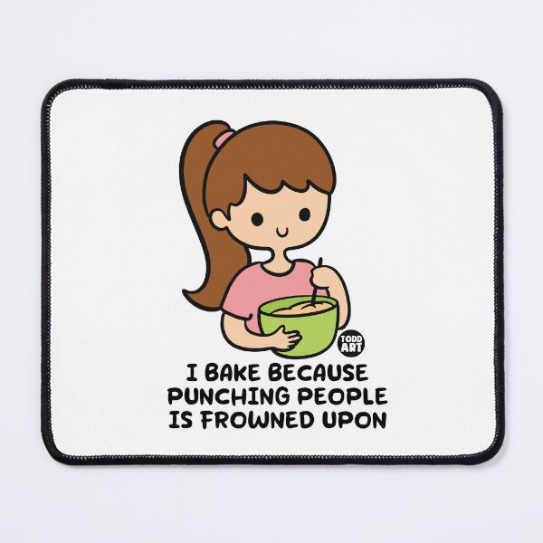 Item preview, I BAKE PUNCHING FROWNED UPON designed and sold by TODD GOLDMAN.