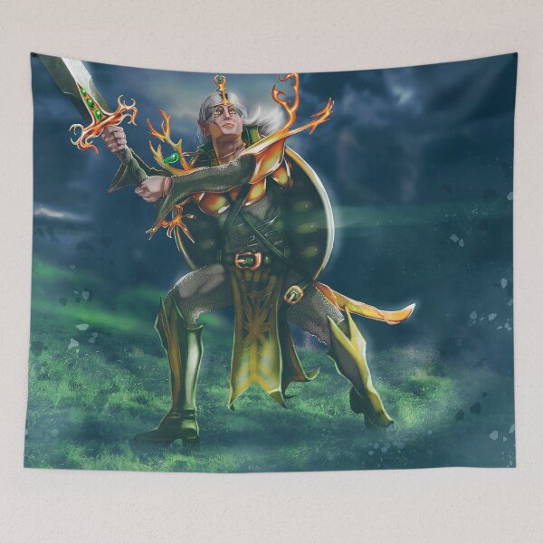 Item preview, A magician elf warrior ready to fight designed and sold by François Roebben.
