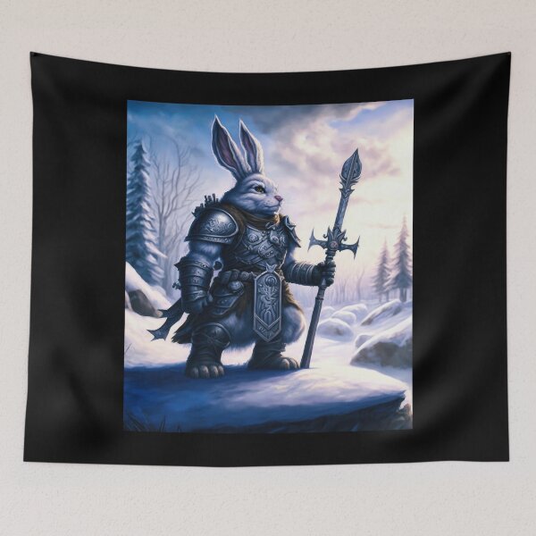 Item preview, Bunny Deathknight Warcraft inspired fanart designed and sold by KochErick.
