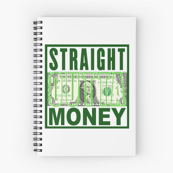 Item preview, Straight Outta Money;  designed and sold by StickerApe.