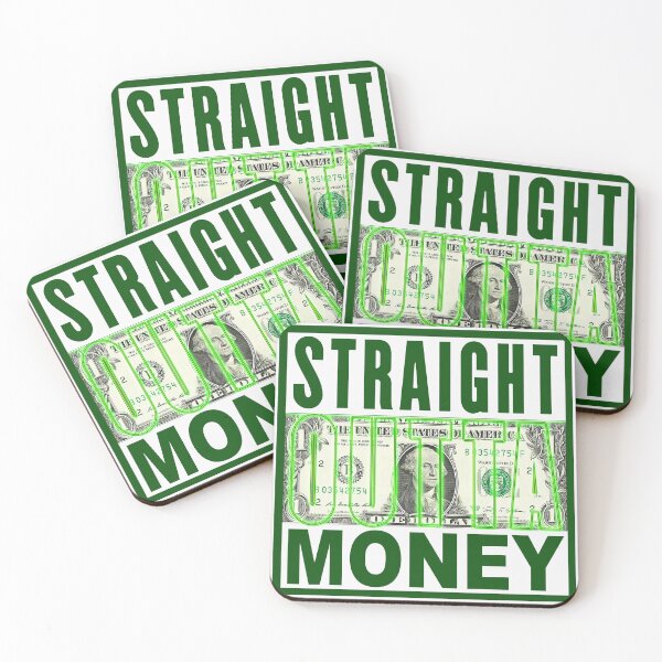 Item preview, Straight Outta Money;  designed and sold by StickerApe.
