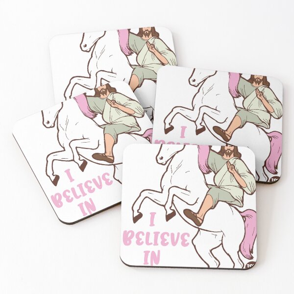 Artikelvorschau, I BELIEVE IN UNICORNS JESUS entworfen und verkauft von TODD GOLDMAN.
