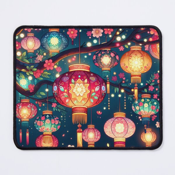Item preview, Paper Lanterns At Night designed and sold by I-I-Trading-Co.