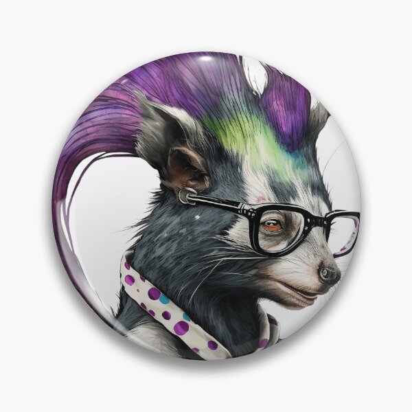 Item preview, Punk skunk designed and sold by Vilemo.