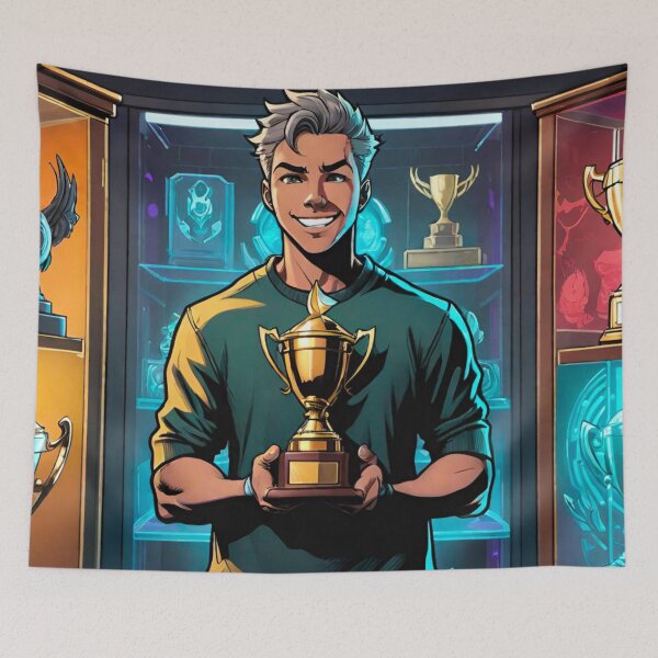 Item preview, Golden Glory: The Newly Crowned Champion designed and sold by GrizzlyCollective.