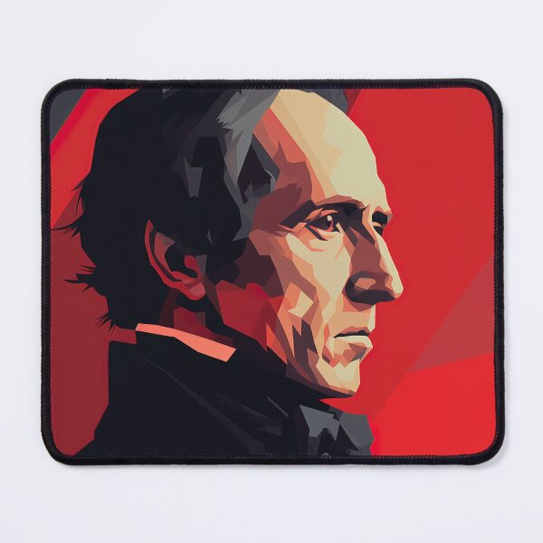 Item preview, John Tyler | Red minimalism designed and sold by ComicsFactory.