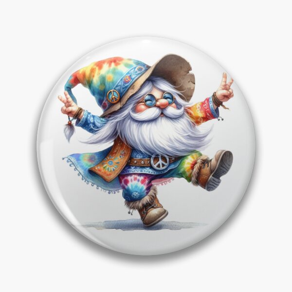 Item preview, Cute Rainbow Hippie Gnome designed and sold by Magnuna.