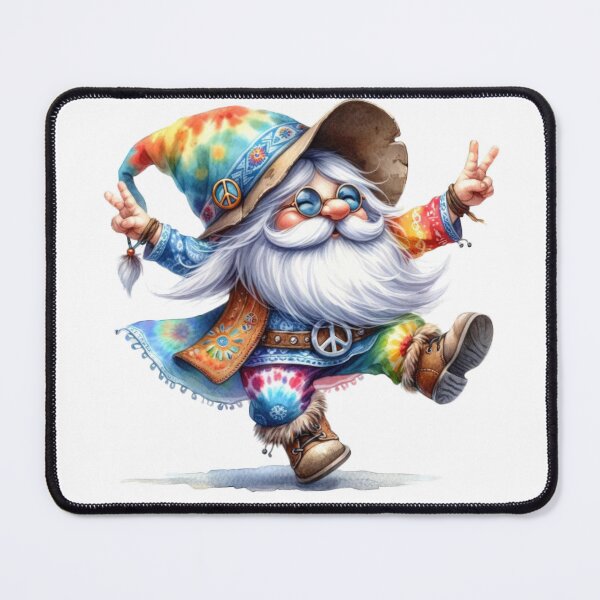 Item preview, Cute Rainbow Hippie Gnome designed and sold by Magnuna.