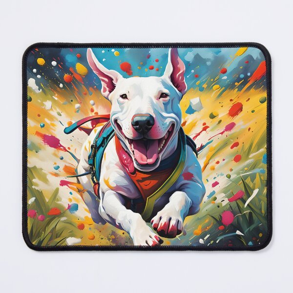 Item preview, Happy Bull Terrier designed and sold by Rorulent.