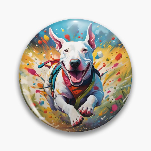 Item preview, Happy Bull Terrier designed and sold by Rorulent.