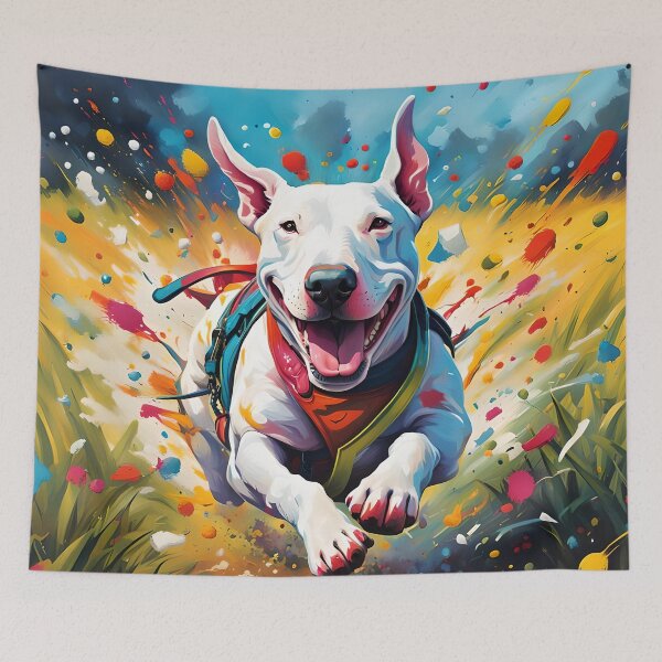 Item preview, Happy Bull Terrier designed and sold by Rorulent.