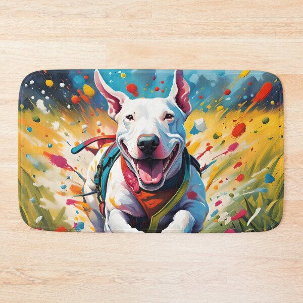 Item preview, Happy Bull Terrier designed and sold by Rorulent.