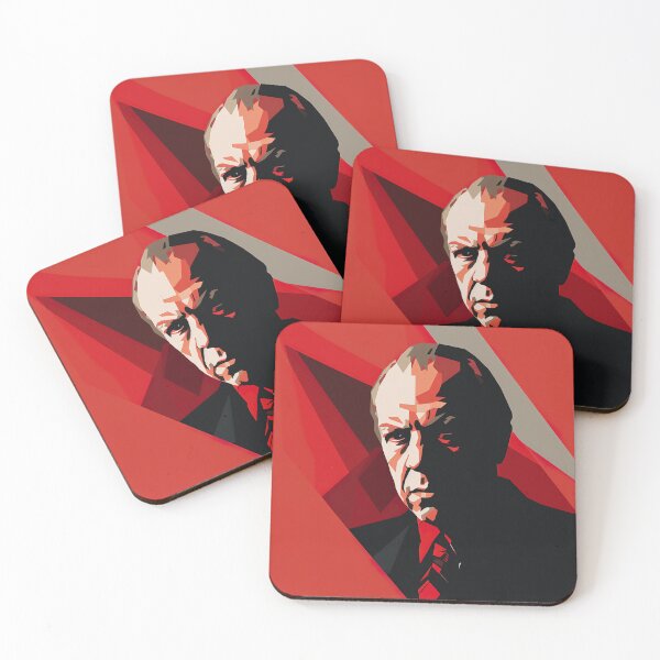 Item preview, Jorge Luis Borges | Red minimalism designed and sold by ComicsFactory.