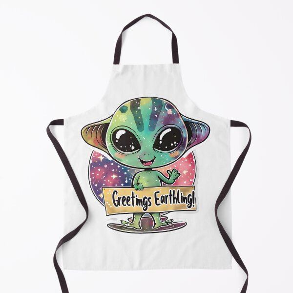 Item preview, Galactic Greetings: Alien Image Delight designed and sold by AI-Only Creations.