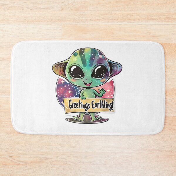 Item preview, Galactic Greetings: Alien Image Delight designed and sold by AI-Only Creations.