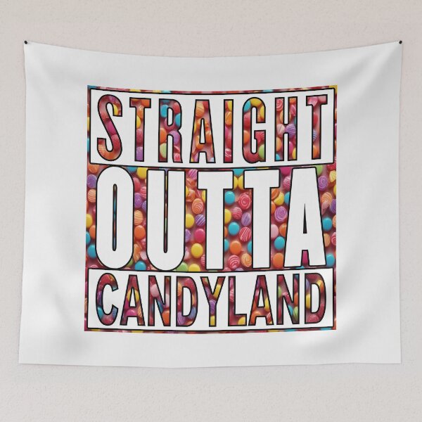 Item preview, Straight Outta Candyland;  designed and sold by StickerApe.