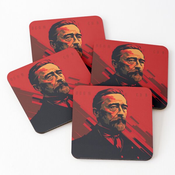 Item preview, Joseph Conrad | Red minimalism designed and sold by ComicsFactory.