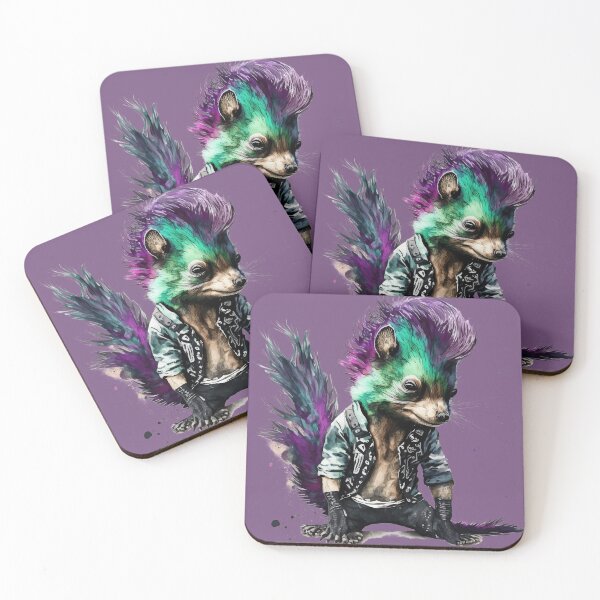 Item preview, Punk skunk designed and sold by Vilemo.