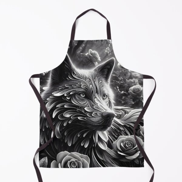Item preview, Monochromatic Tale of a Wild Wolf designed and sold by ki-mer-a.