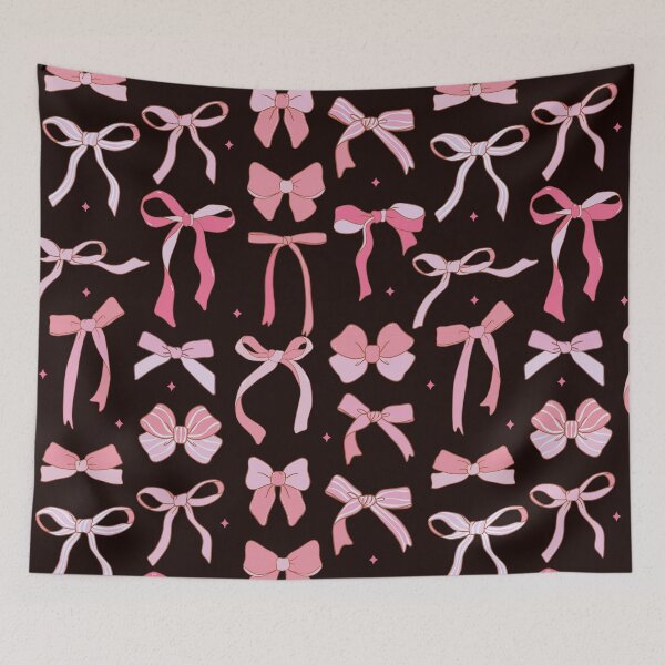 Item preview, Coquette Bows Pink Pattern designed and sold by TaraTs.