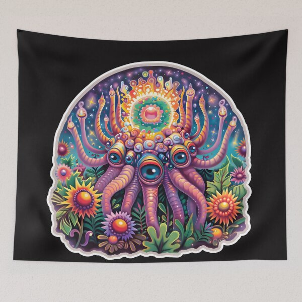 Item preview, Alien Cosmos: Ethereal Encounter designed and sold by AI-Only Creations.