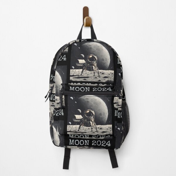 Item preview, The Moon Landing 2024 Detailed Colorful Design designed and sold by EarthArtDesigns.