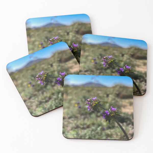 Item preview, Purple Desert Chia Wild Flower Landscape designed and sold by MonsoonPhoto.