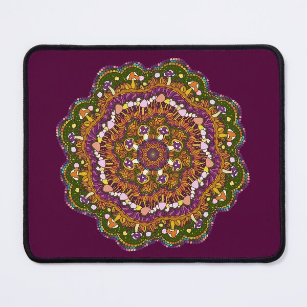 Item preview, Earthy Mushroom Mandala designed and sold by Wonderspell Studio.