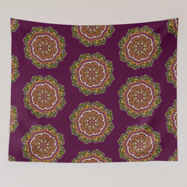 Item preview, Earthy Mushroom Mandala designed and sold by Wonderspell Studio.
