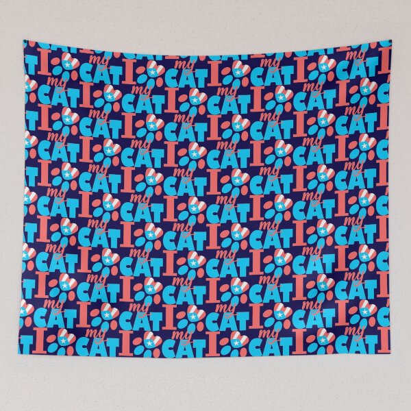 Item preview, I Love my Cat Puerto Rico Flag Pet Paw Boricua designed and sold by byDarling.