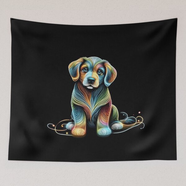 Item preview, Colorful puppy magic designed and sold by ROYAL-STAR.